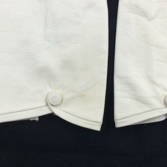 Vintage Kislav Glacé White leather Gloves - Picture 3 of 4